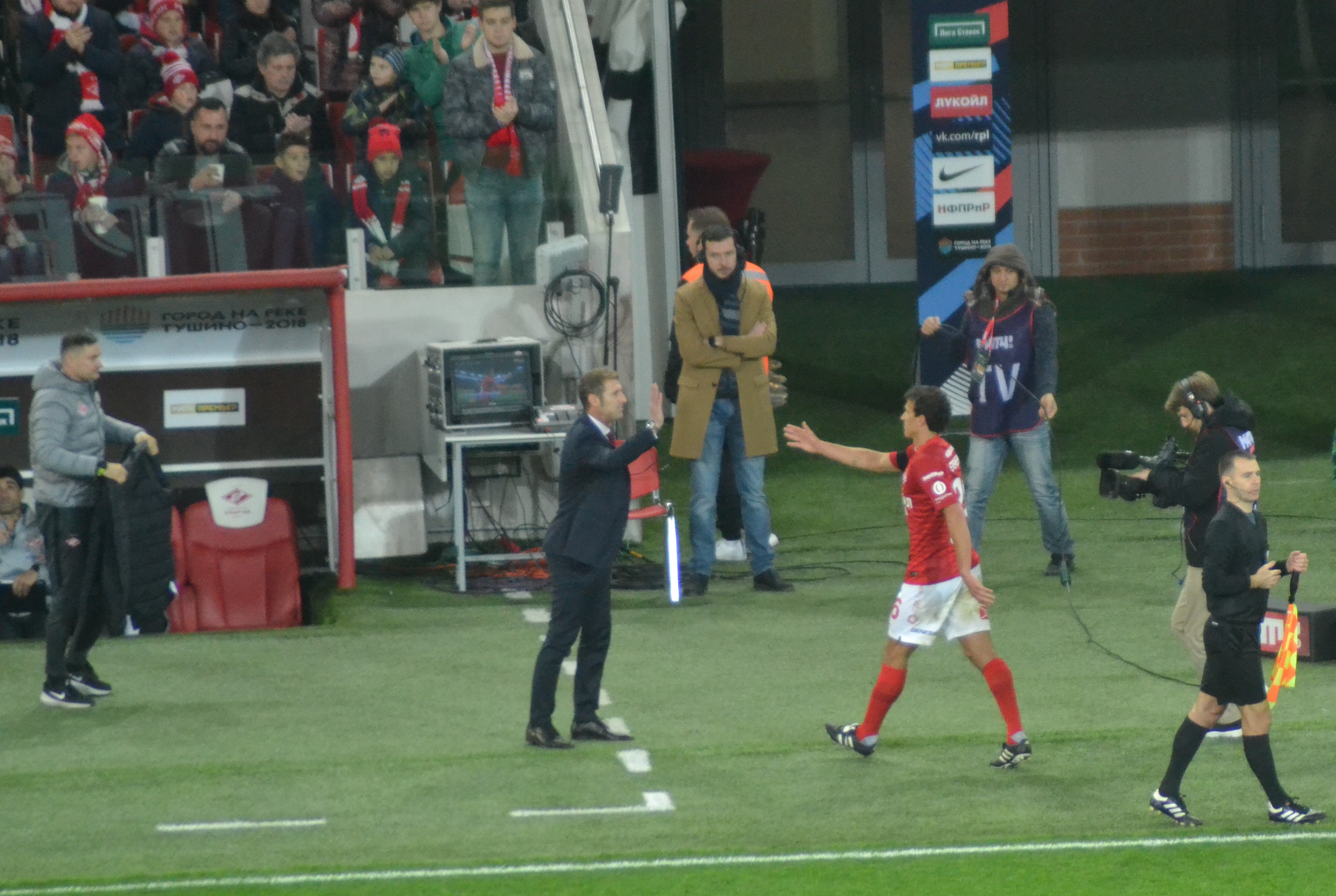 Massimo Carrera ja Roman Eremenko 21.10.2018