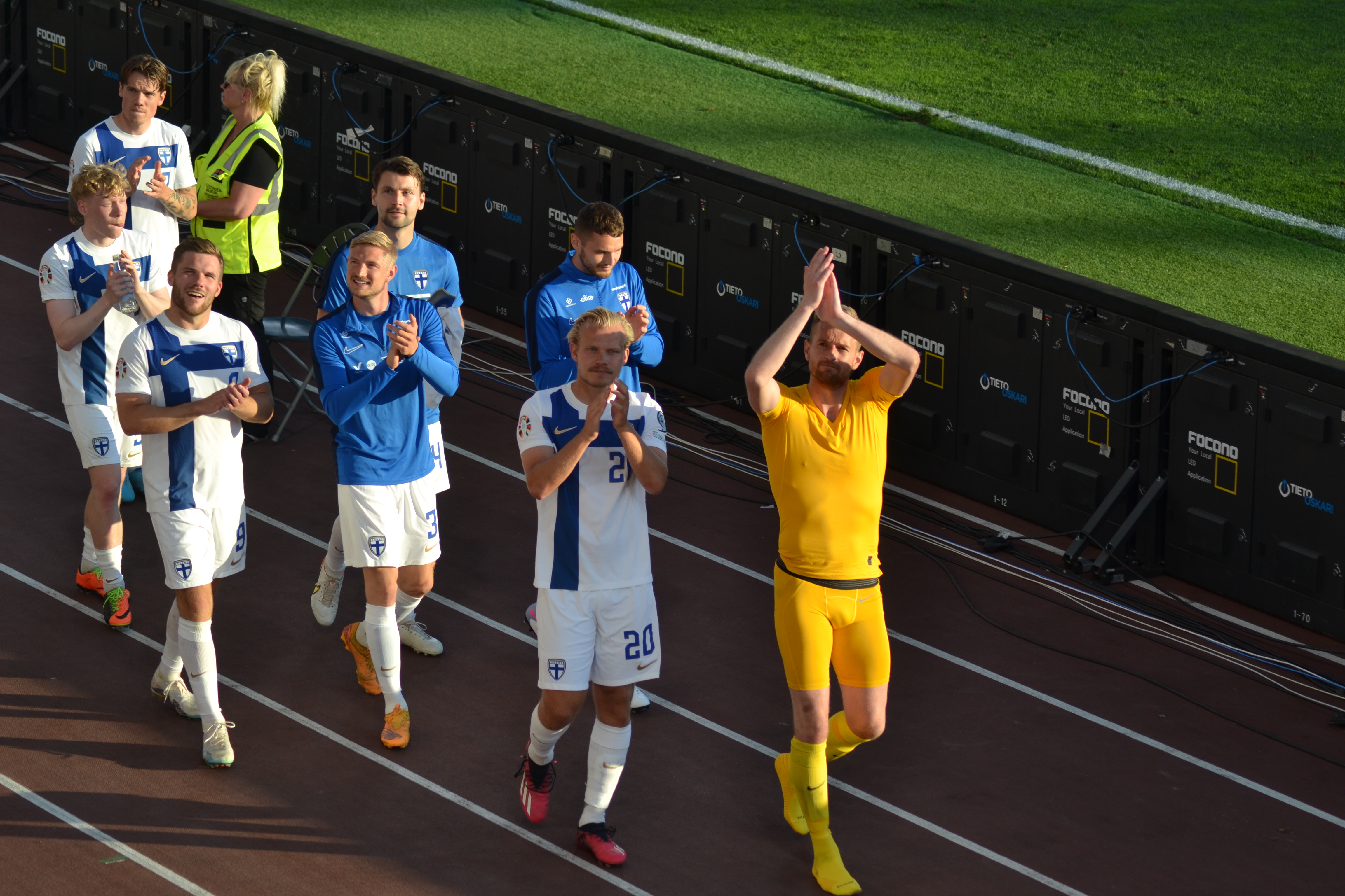 Suomi - San Marino 19.06.2023 Hradecky ja Huuhkajat
