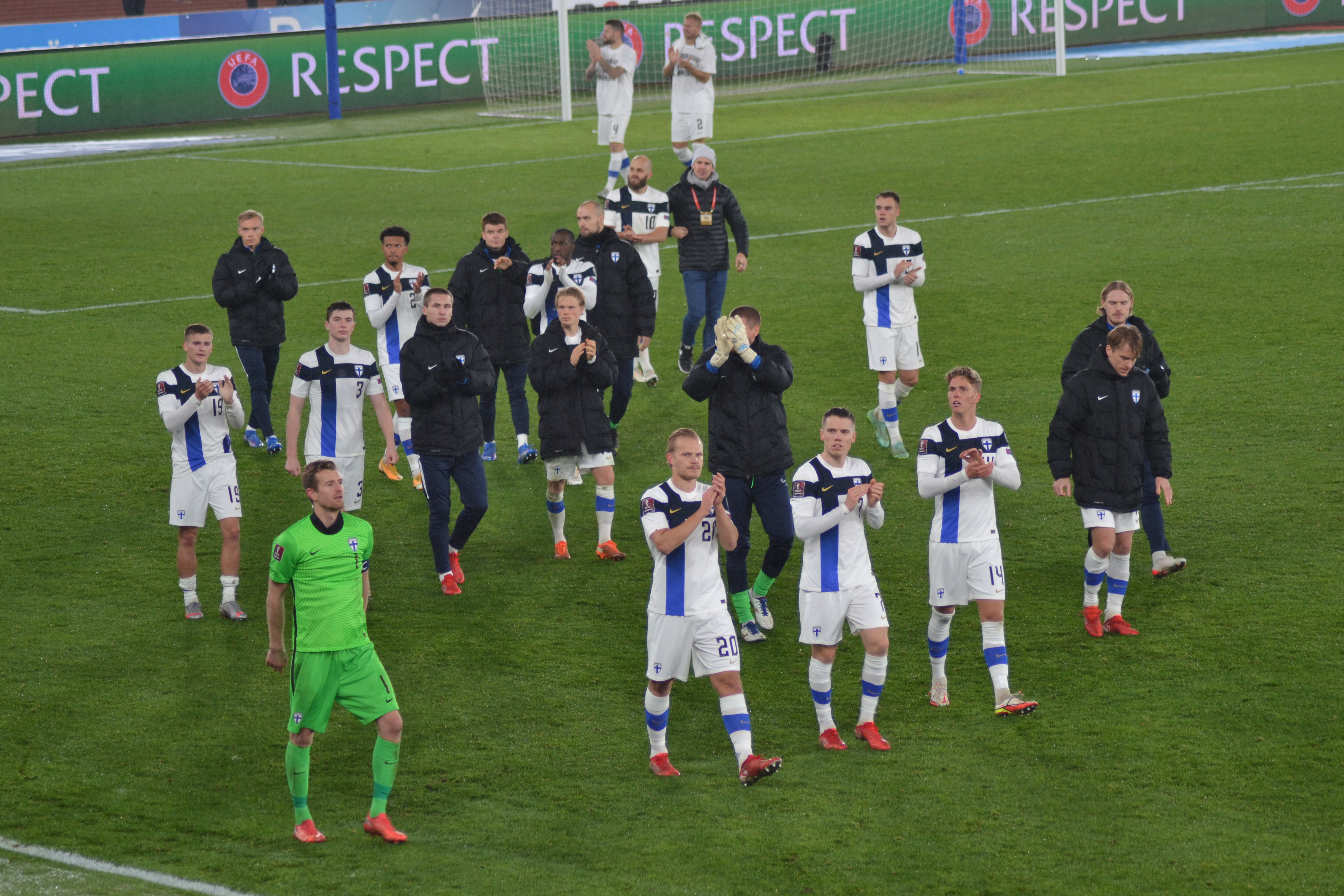 Lukas Hradecky ja Huuhkajat 16.11.2021 Olympiastadion